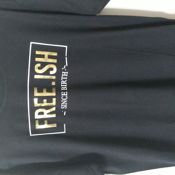 SBC Free-ish Short Sleeve Crew Neck Black T-Shirt - Picture 5 of 6